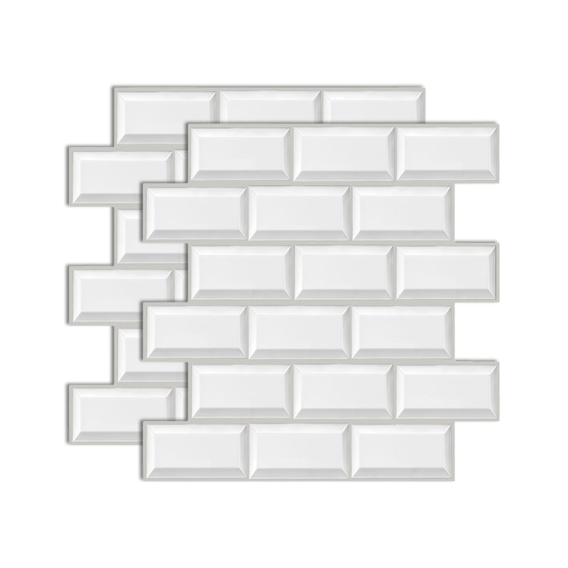 Rynx | Plastic Peel-and-Stick Tiles Indoor Subway Tiles Wallpaper with waterproof