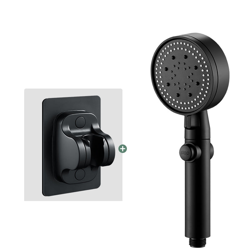 Rynx | Round Handheld Showerhead Modern Plastic Head with Self-Cleaning