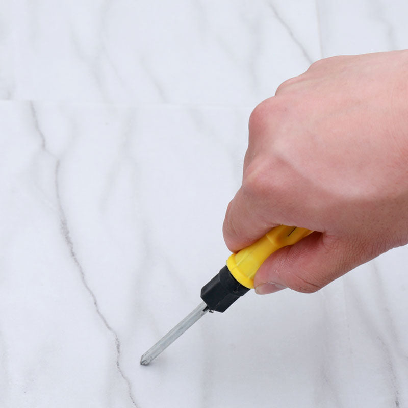 Rynx | Modern Peel & Stick Mosaic Tile Square PVC Single Tile Tile-Peel & Stick