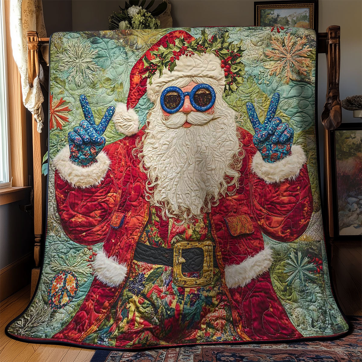 Rynx | Santa Cool Peace Quilt