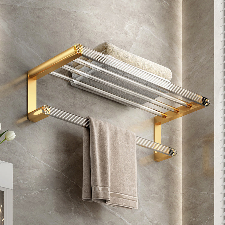 Rynx | Modern Golden Bathroom Accessories Single Piece or in Set with Bathroom Shelf