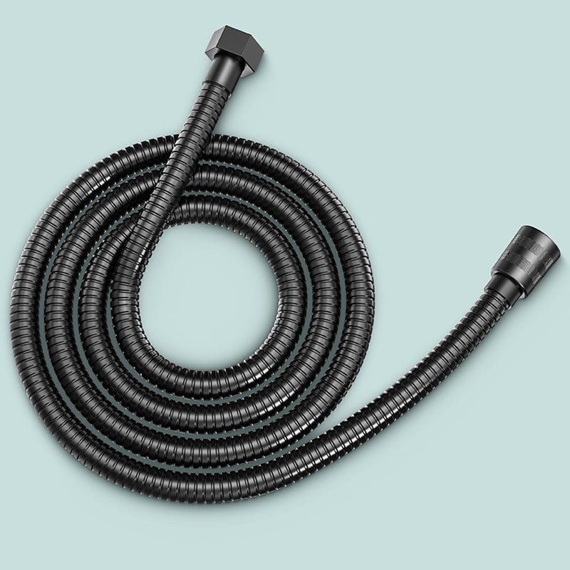 Rynx | Modern 6 Setting Shower Head Adjustable Spray Pattern Matt Black Round Shower Head