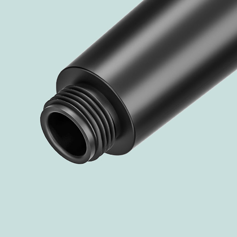 Rynx | Modern 6 Setting Shower Head Adjustable Spray Pattern Matt Black Round Shower Head