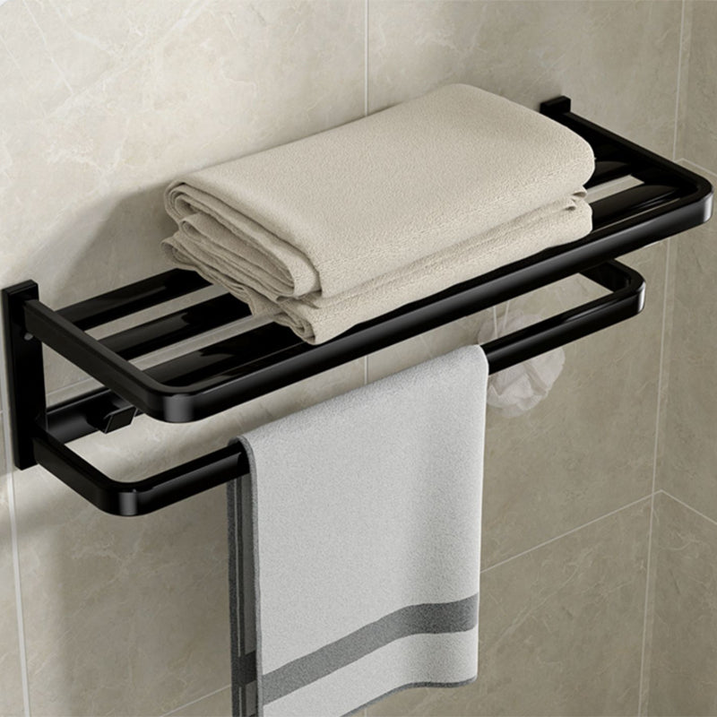 Rynx | Modern Bathroom Set Towel Bar Paper Holder Black Bathroom Accessory Set