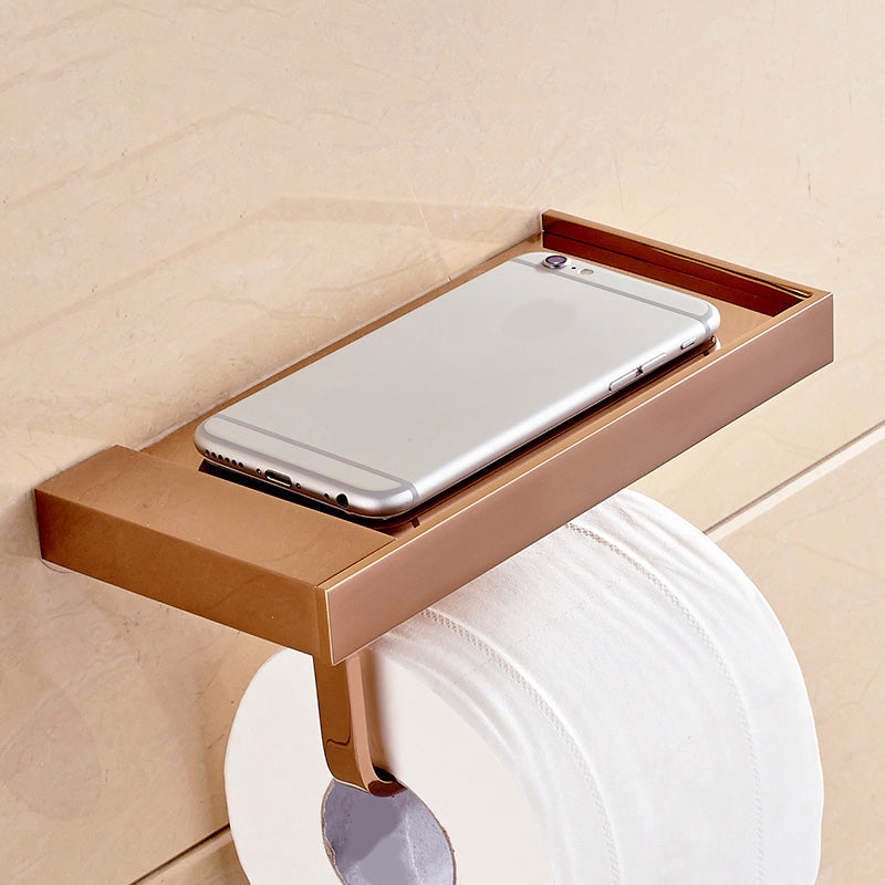 Rynx | 6-Piece Bathroom Accessory Set Vintage Brass Bathroom Hardware Set