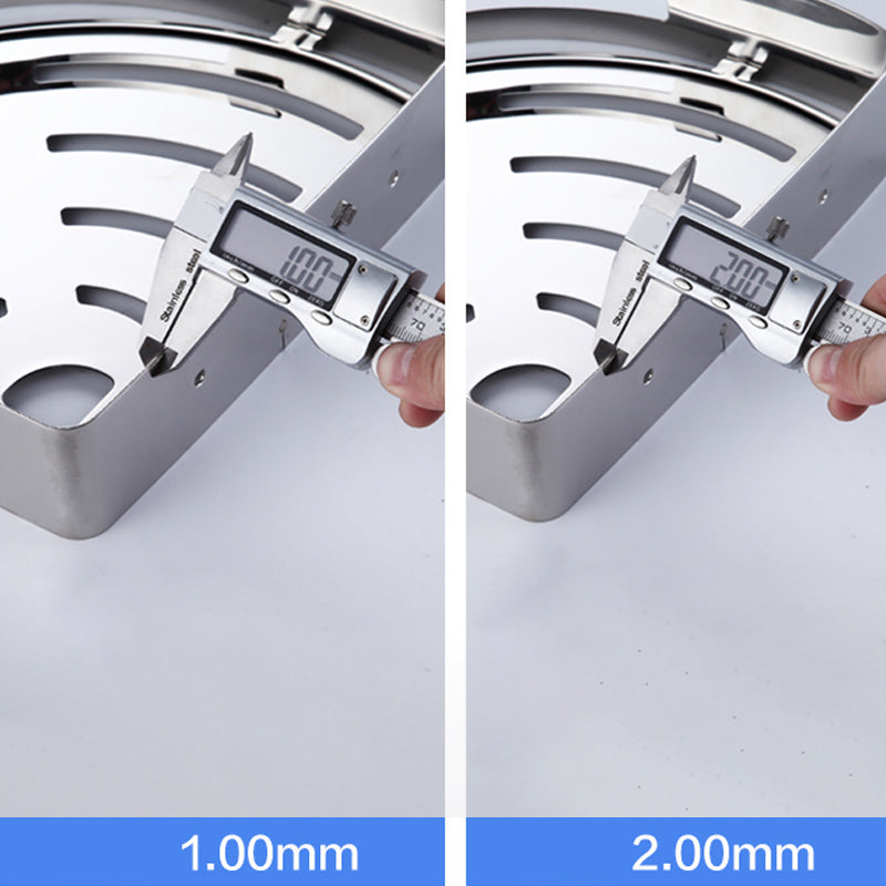 Rynx | Modern Stainless Steel Bath Accessory Set Rectangular & Triangular Bath Shelf