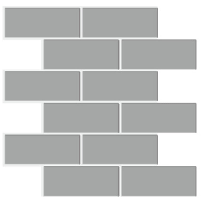 Rynx | Plastic Peel and Stick Tiles Subway Tiles Wallpapers for Kitchen and Bathroom
