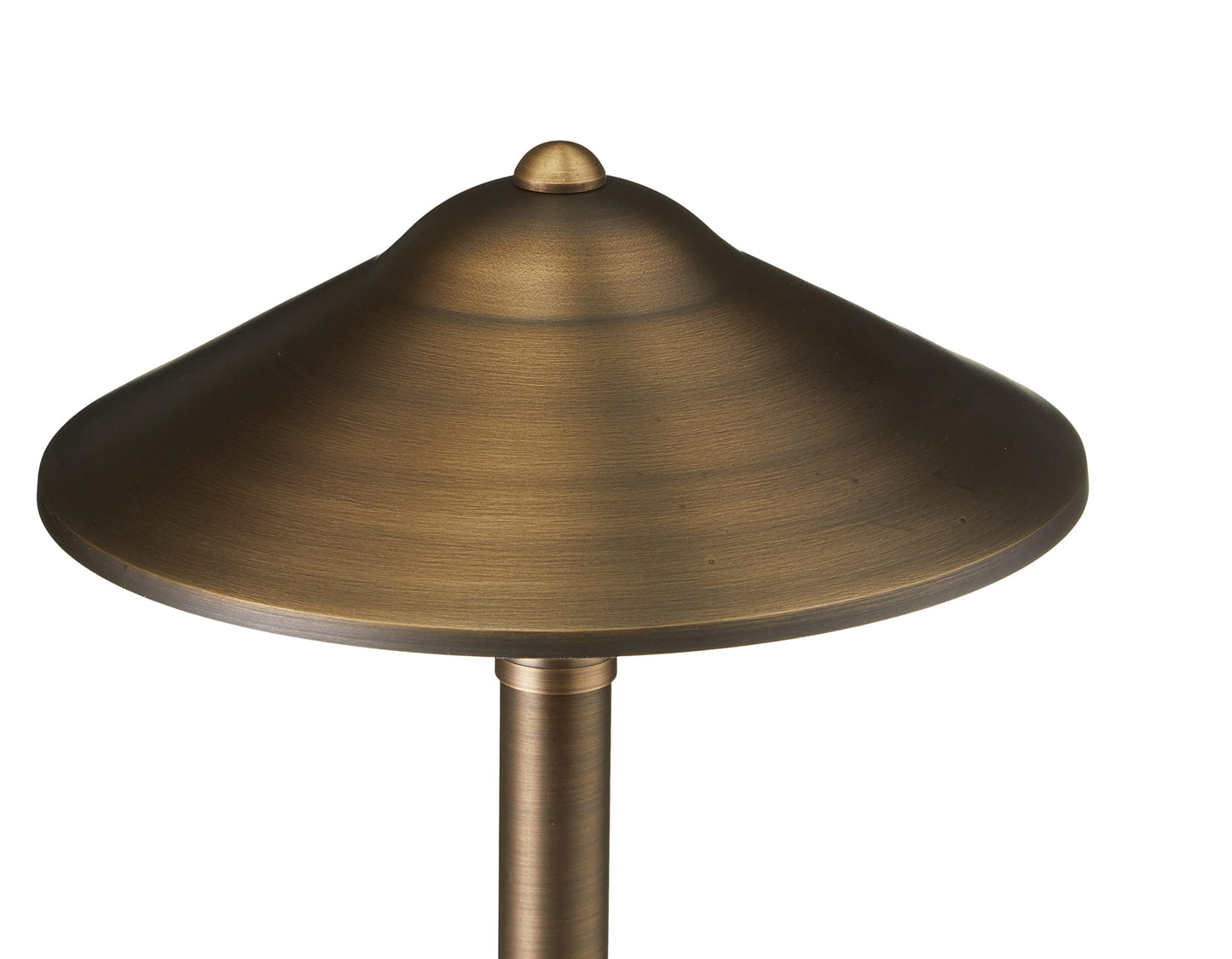 Rynx | Volt Max Spread 12V Brass Path Light - 25" Height, Bronze For Outdoor Path & Garden