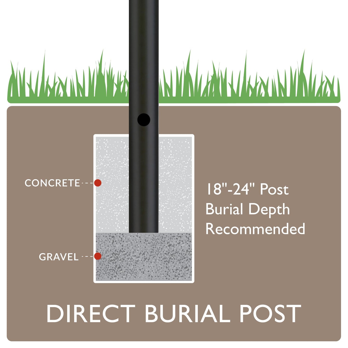 Rynx | Design House 579714 80-inch black outdoor lamp post with socket for driveways and verandas