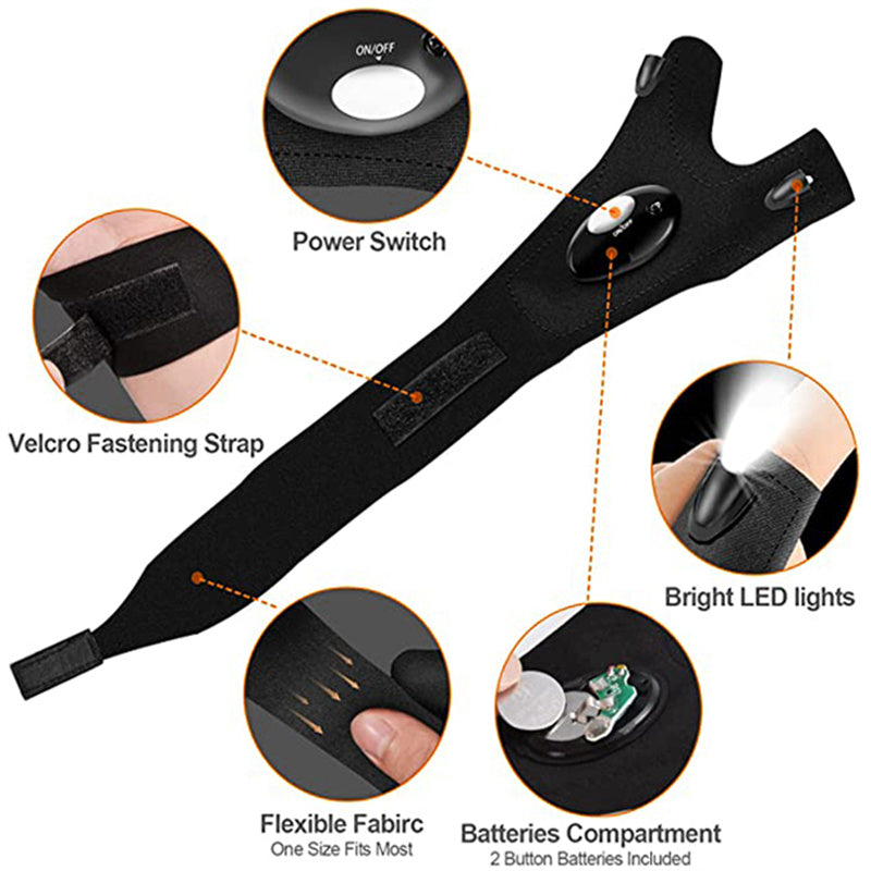 Rynx | Comfortable LED gloves with waterproof lights