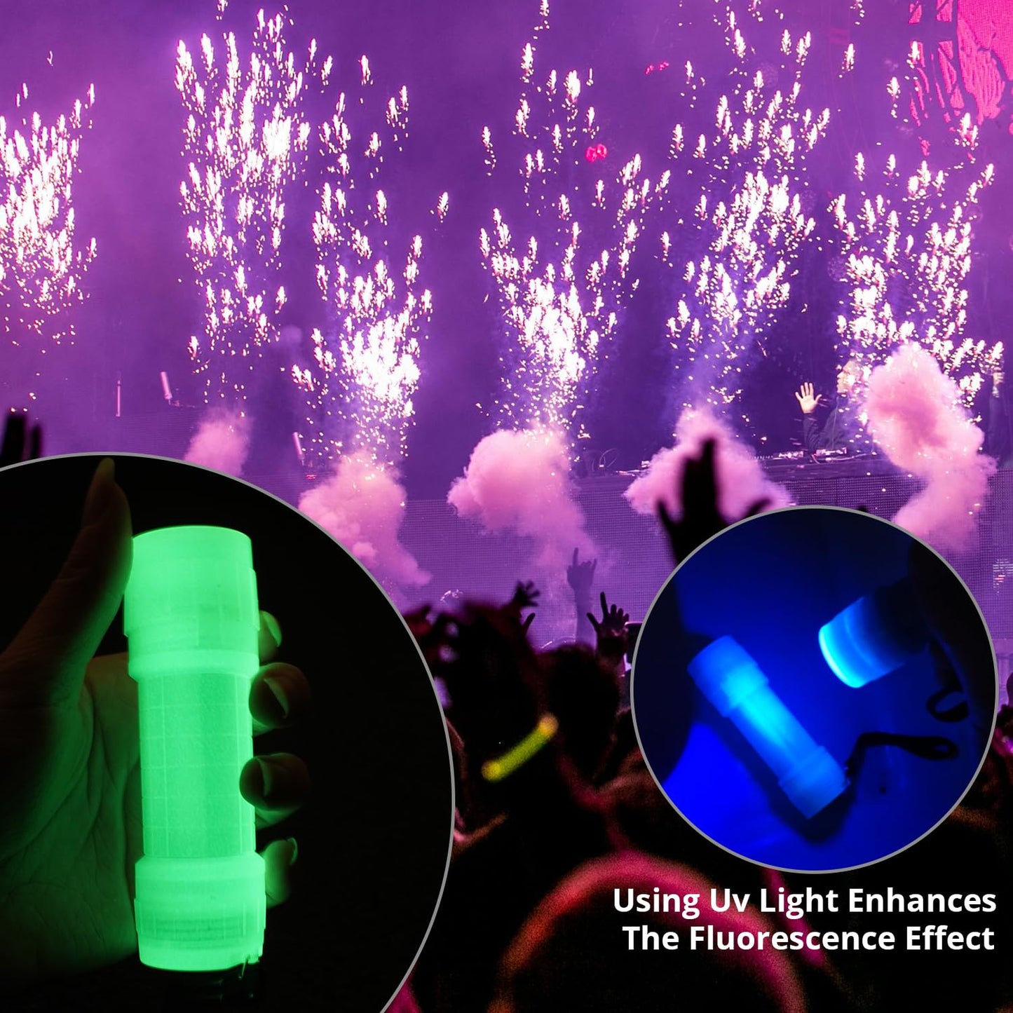 Rynx | Kunhe 30 Pack Mini Glow In The Dark Flashlights For Kids - Battery Included, Party Favors, Gifts