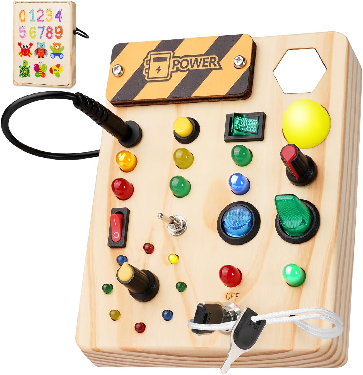 Rynx | Montessori Toddler Dot Board - Creative Exploration With Light