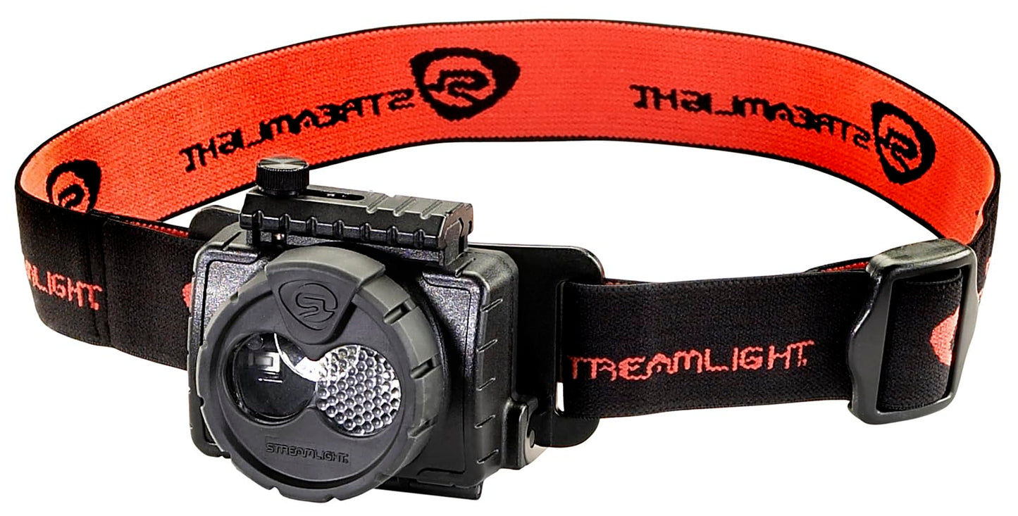 Rynx | Streamlight 61601 Double Clutch 125-Lumen Usb Rechargeable Headlamp, Black, Clear Retail Packaging