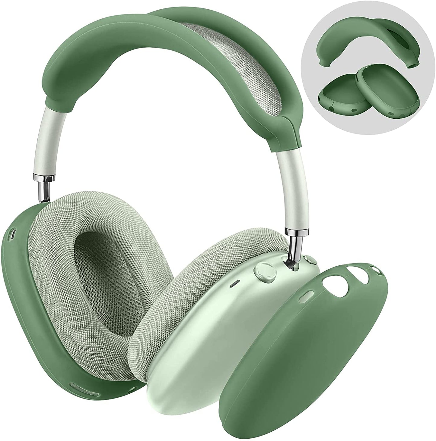 Rynx Max Headphones, Anti-Scratch Ear Cup Cover Green