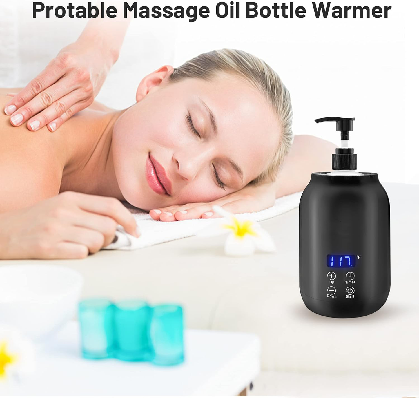 RYNX | portable electric massage oil warmer