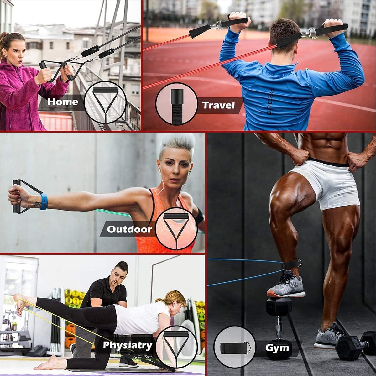RYNX | Resistance bands with Durable Handles