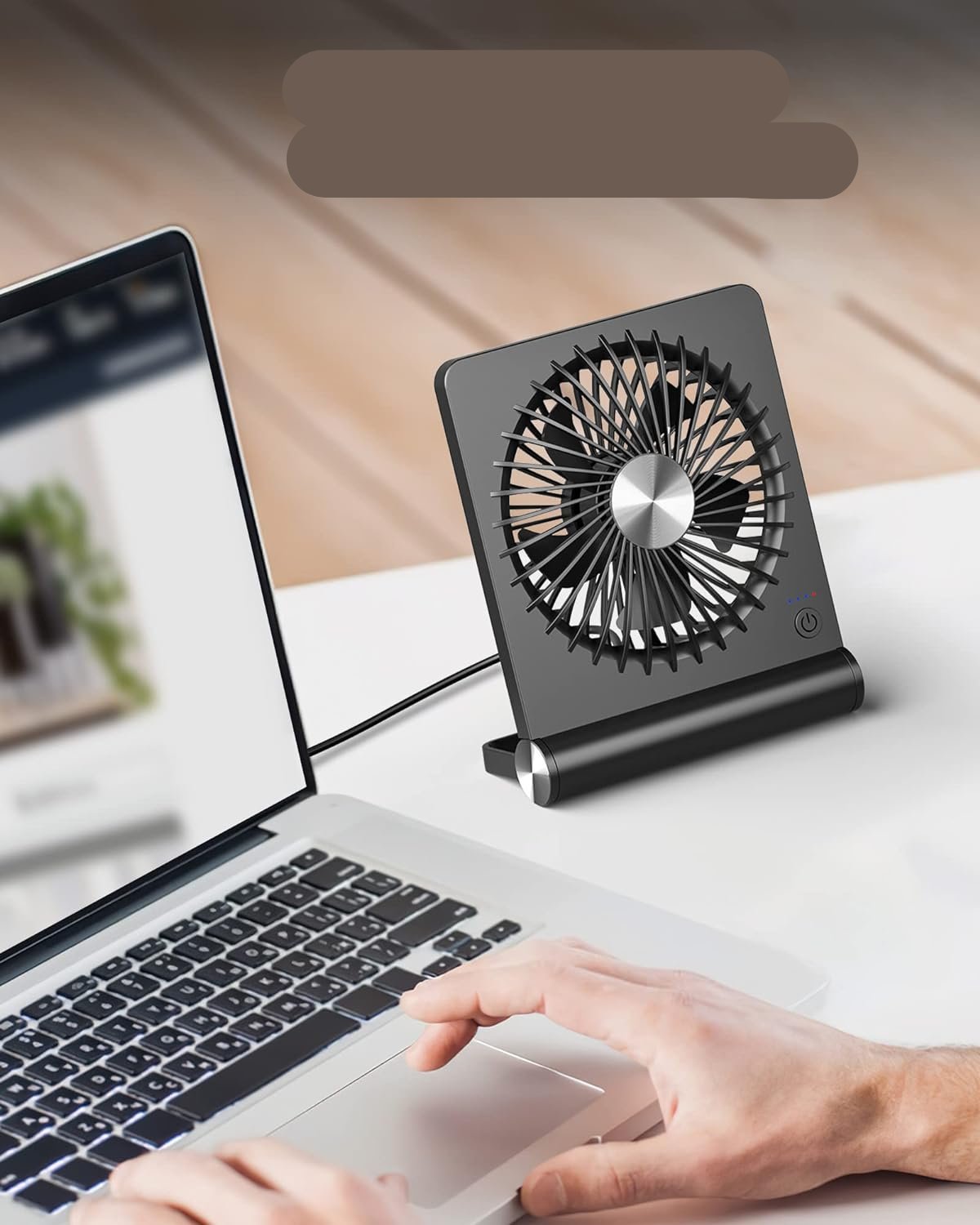 Rynx | QuietBreeze - Ultra-quiet compact table fan