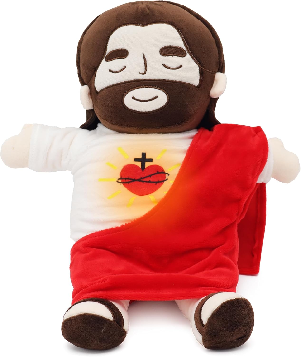 Rynx | Soothing Jesus Plush Toy with Calming Breathing & Sounds