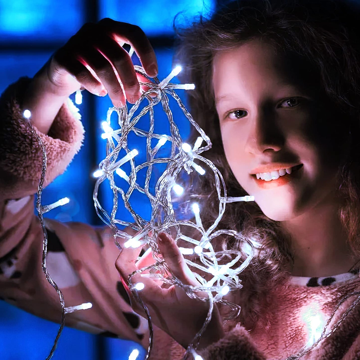Rynx | Agirl 400 Led Icicle Light, 32.8Ft Waterproof Fairy Lights for Outdoor & Indoor Decoration