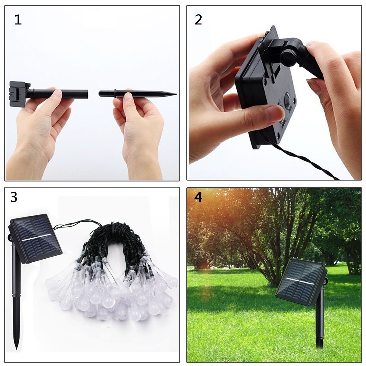 Rynx | Waterdrop Solar Lights