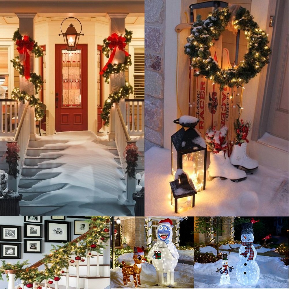 Rynx | Loende 18Ft Battery Powered Christmas Lights, 50 Led Warm White, 8 Modes, Waterproof, 2 Pack