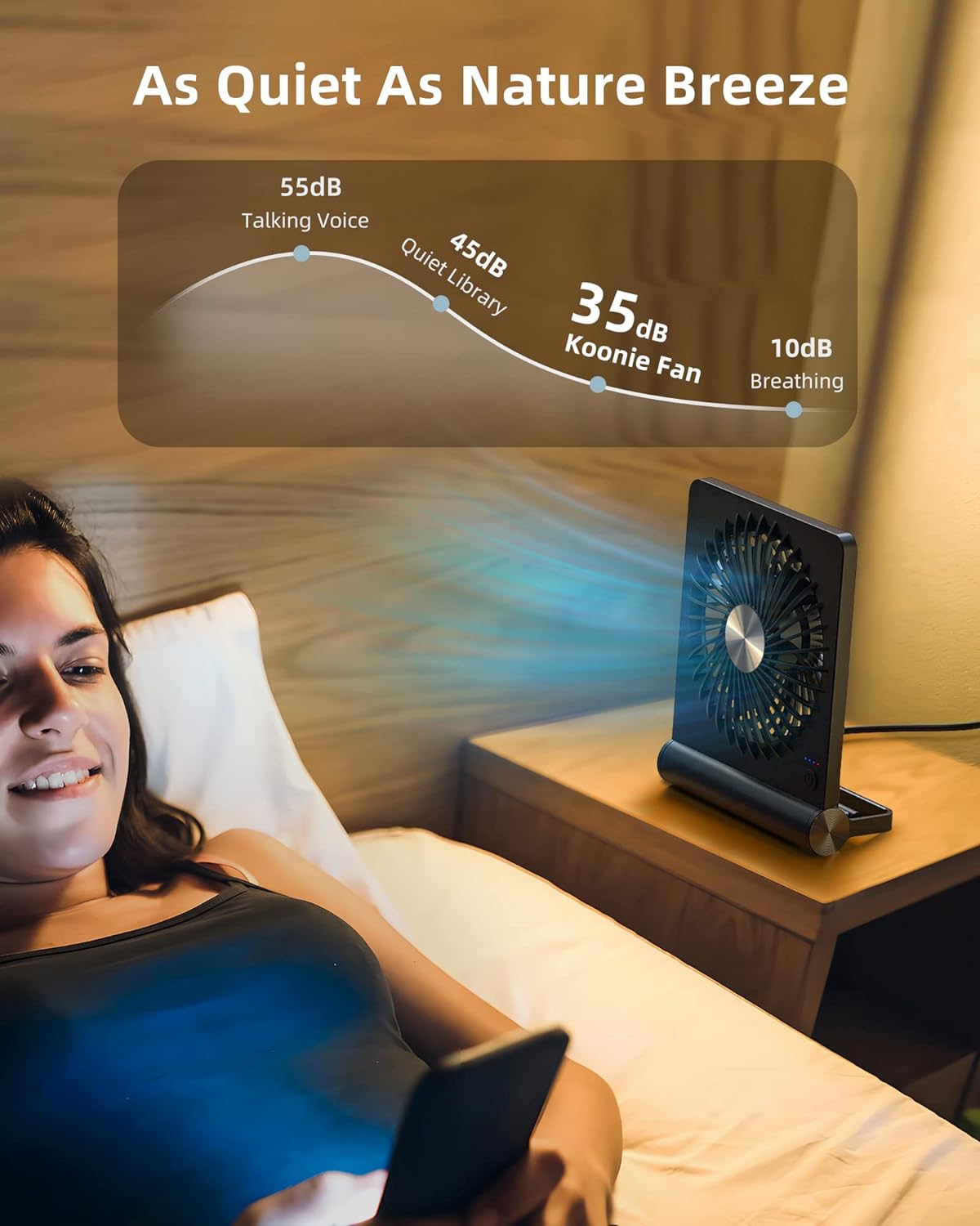 RYNX | Ultra Quiet Desk Fan – Quiet Cooling For Small Rooms