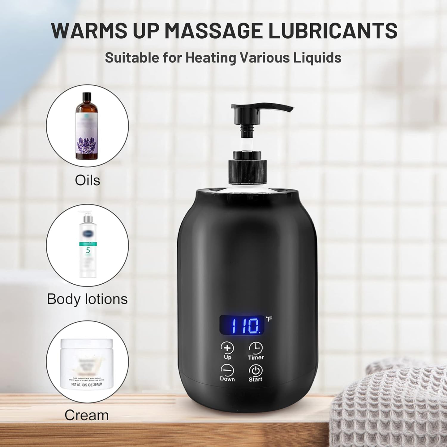 RYNX | portable electric massage oil warmer