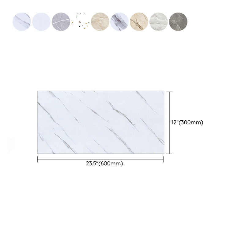 Rynx | PVC Rectangular 3-Pack 12" X 23" Peel & Stick Mosaic Tile Kitchen and Bath Backsplash