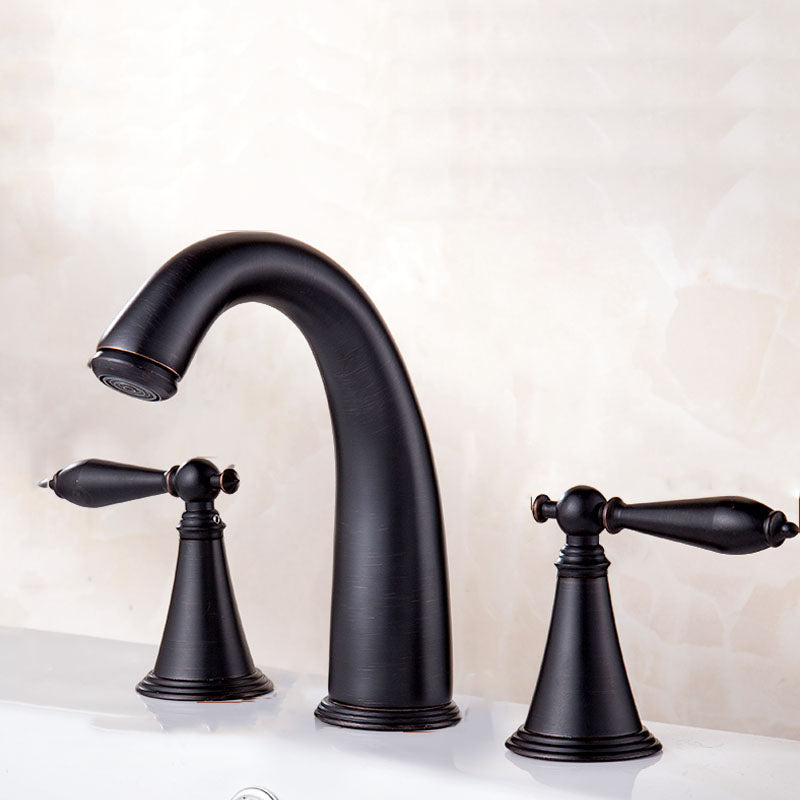 Rynx | Traditional Roman Bathtub Faucet Set Copper Fixed Deck Mount with Handles