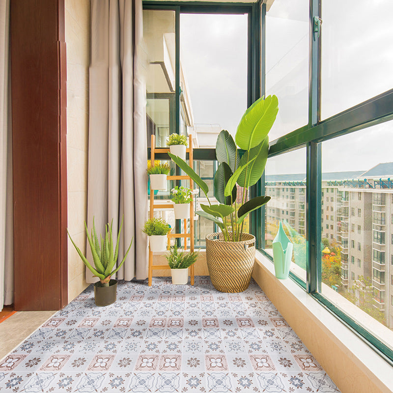 Rynx | Modern Vinyl Plank Flooring Porcelain Tile Look Self-adhesive PVC Flooring
