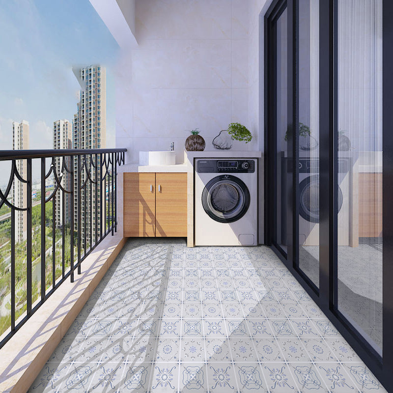 Rynx | Modern Vinyl Plank Flooring Porcelain Tile Look Self-adhesive PVC Flooring