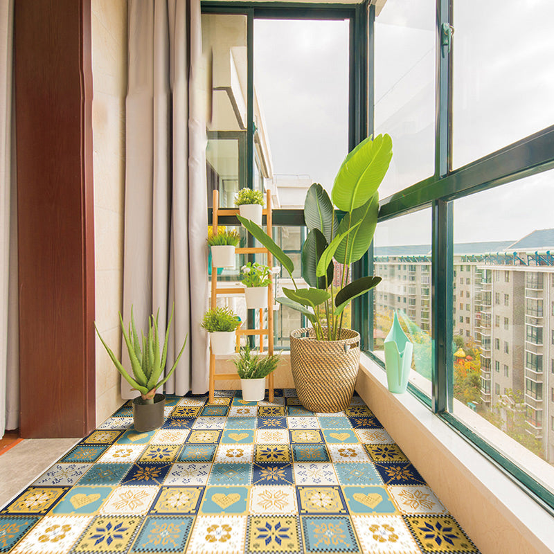 Rynx | Modern Vinyl Plank Flooring Porcelain Tile Look Self-adhesive PVC Flooring
