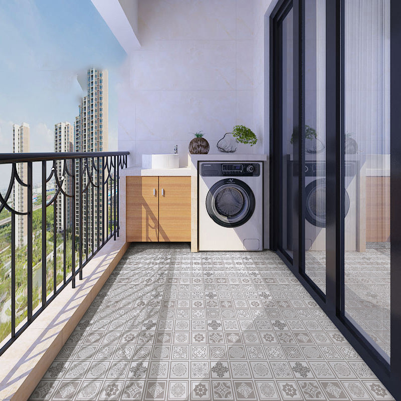 Rynx | Modern Vinyl Plank Flooring Porcelain Tile Look Self-adhesive PVC Flooring