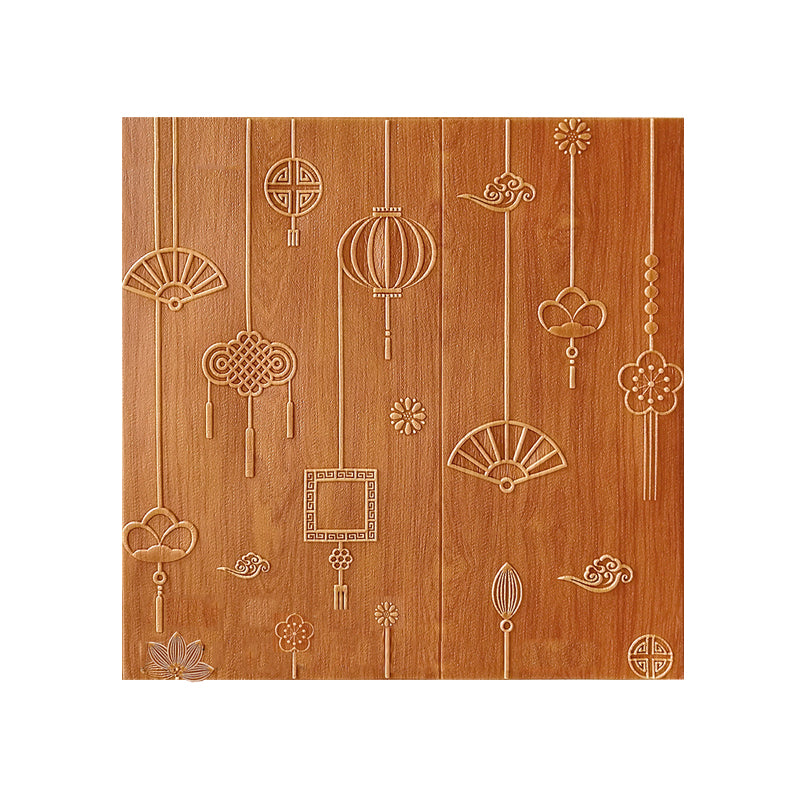 Rynx | Contemporary Wall Panels Self-Adhesive Waterproof Cartoon 3D Print Wall Covering