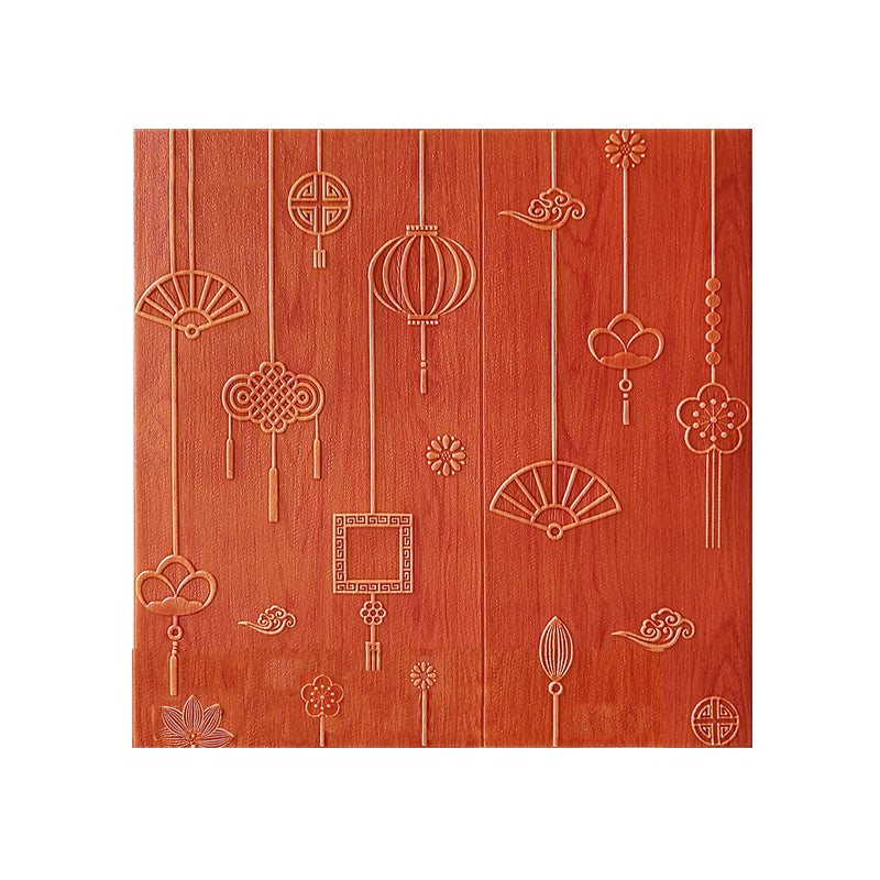 Rynx | Contemporary Wall Panels Self-Adhesive Waterproof Cartoon 3D Print Wall Covering