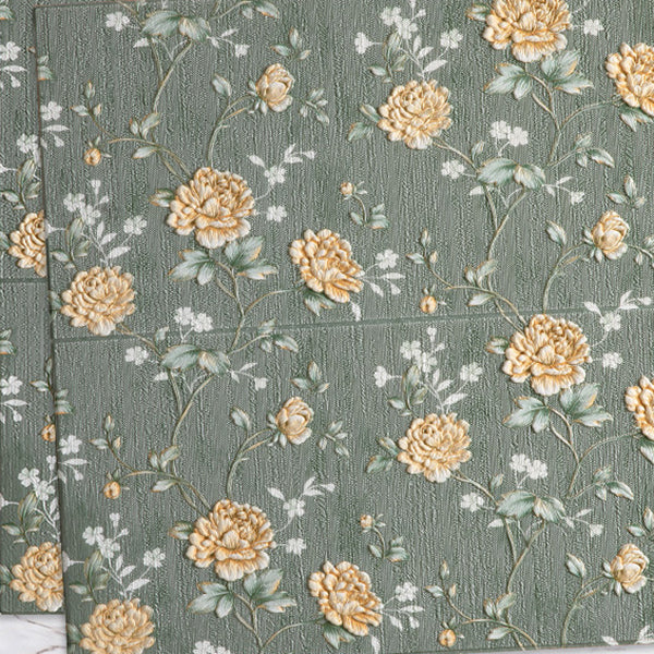 Rynx | Modern Wall Panel 3D Floral Print Peel and Stick Waterproof Wall Covering