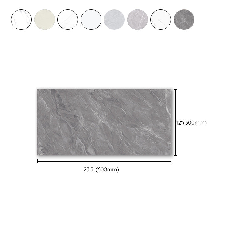 Rynx | Marbleizing Waterproof Tile PVC Single Peel & Stick Tile for Backsplash