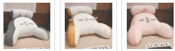 Rynx | Soft fluffy triangular reading pillow