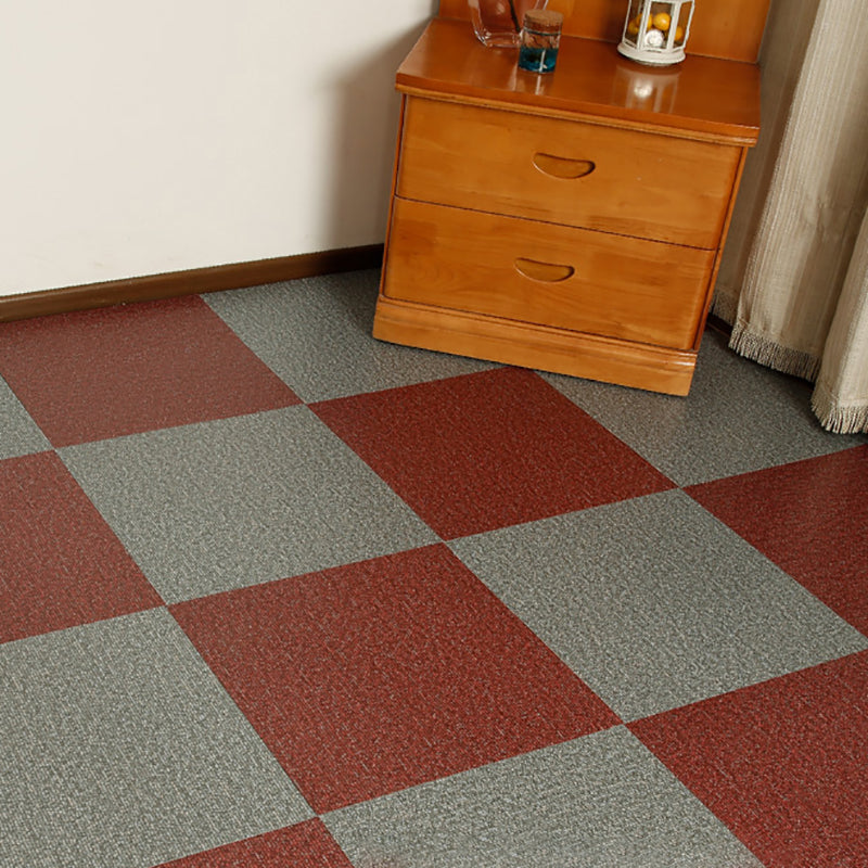Rynx | Modern Water-Repellent Plastic Flooring Fabric Look Square Edge Floor Tiles