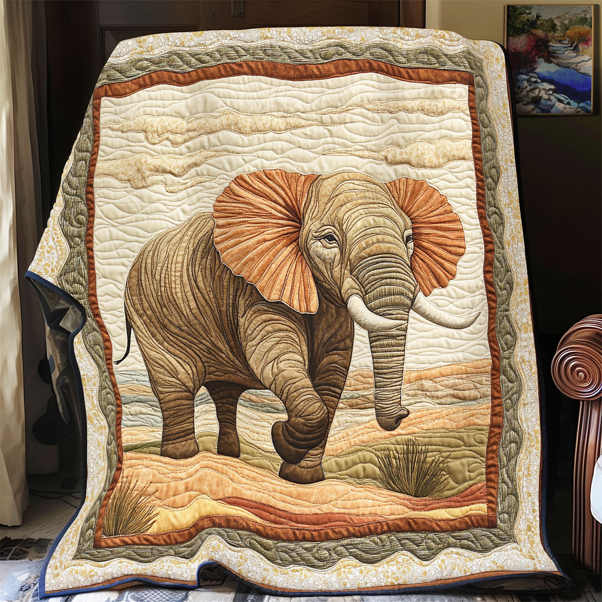 Rynx | Elephant Quilted Blanket