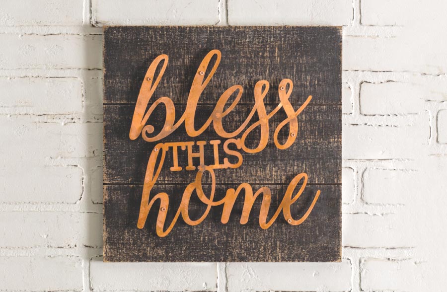 Rynx | Bless this home sign