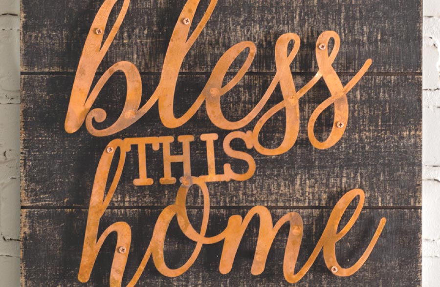 Rynx | Bless this home sign