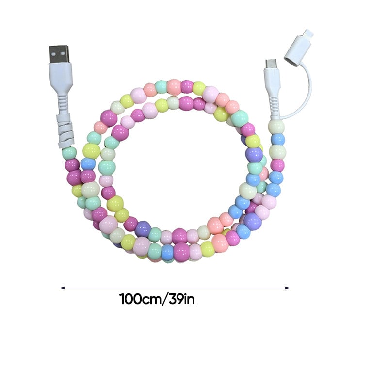 Rynx | Creative Beads 2-in-1 Data Cable
