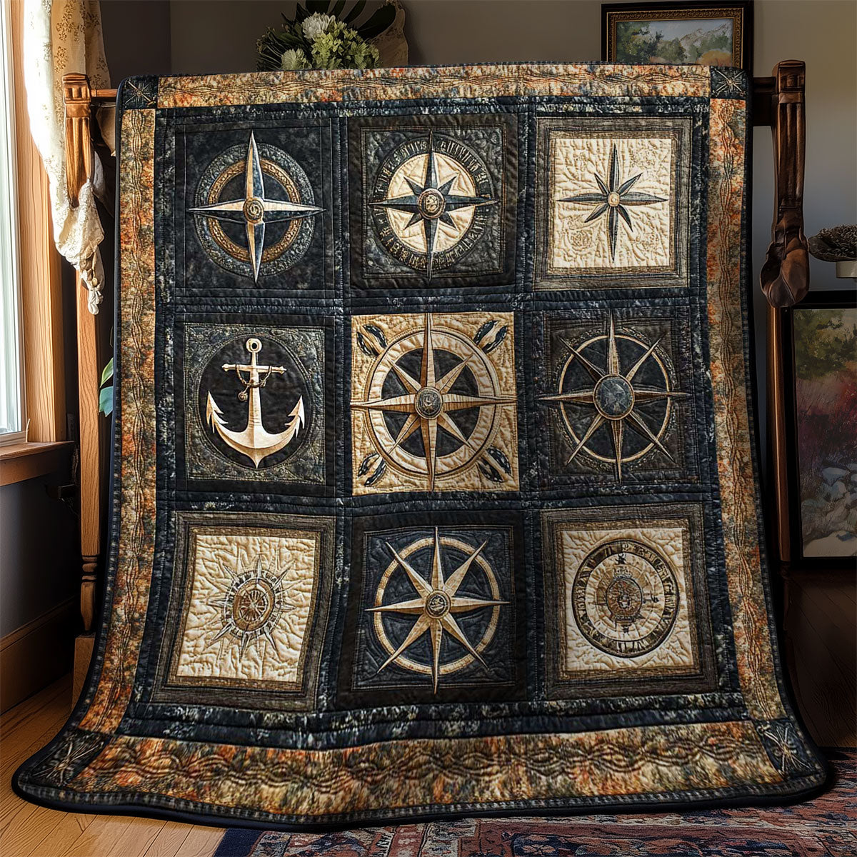 Rynx | Nautical Compass Quilt