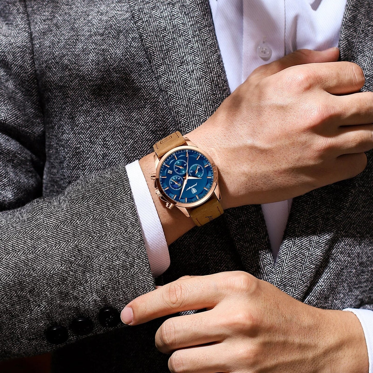 Rynx | Quartz Chronograph Sports Watch: Luxury, Style, Functionality