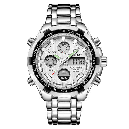 Rynx | Men's Calendar Alloy Sports Multi-function Watch