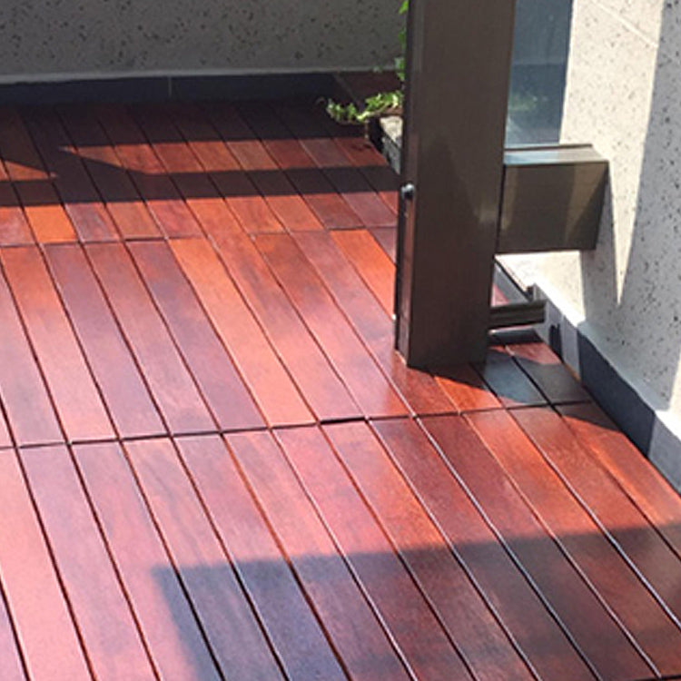 Rynx | Modern solid hardwood flooring Merbau wood side cladding for terrace
