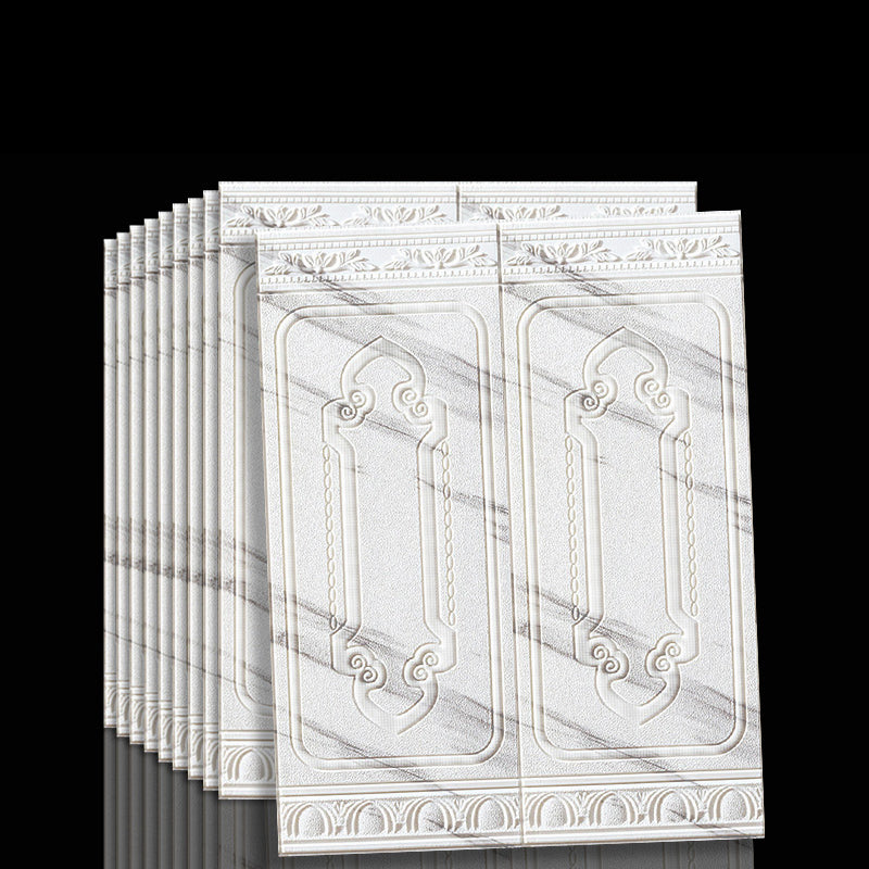 Rynx | Contemporary waterproof 3D wall strip veneer for peeling and sticking on interior walls