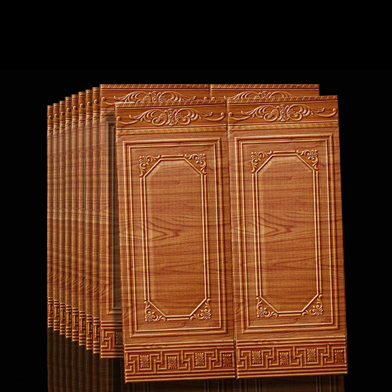 Rynx | Contemporary waterproof 3D wall panel veneer for peeling and sticking for interior walls