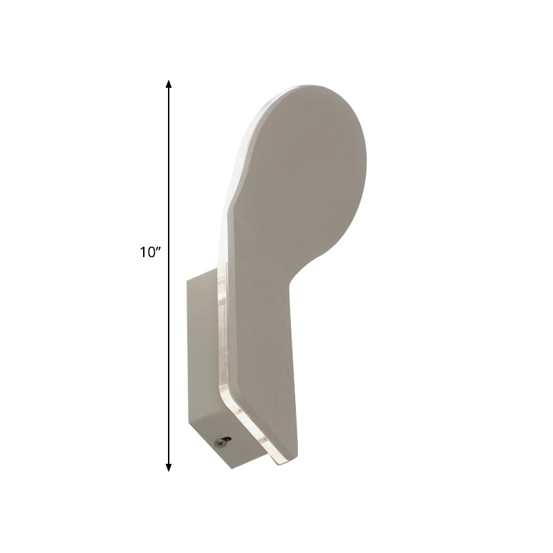 Rynx | Bend Wall Lamp Modern Style Aluminum LED White Surface Wall Lamp in White/Natural/Warm Light